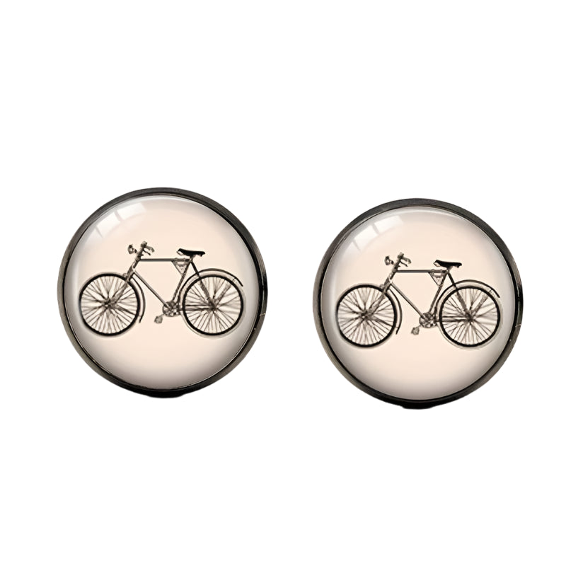 Bike Earrings