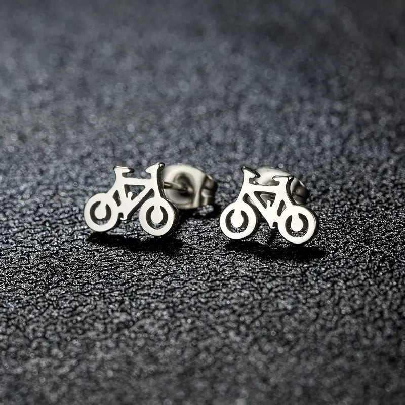 Bike Earrings