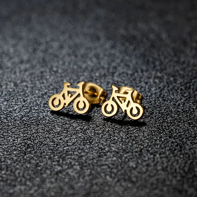 Bike Earrings