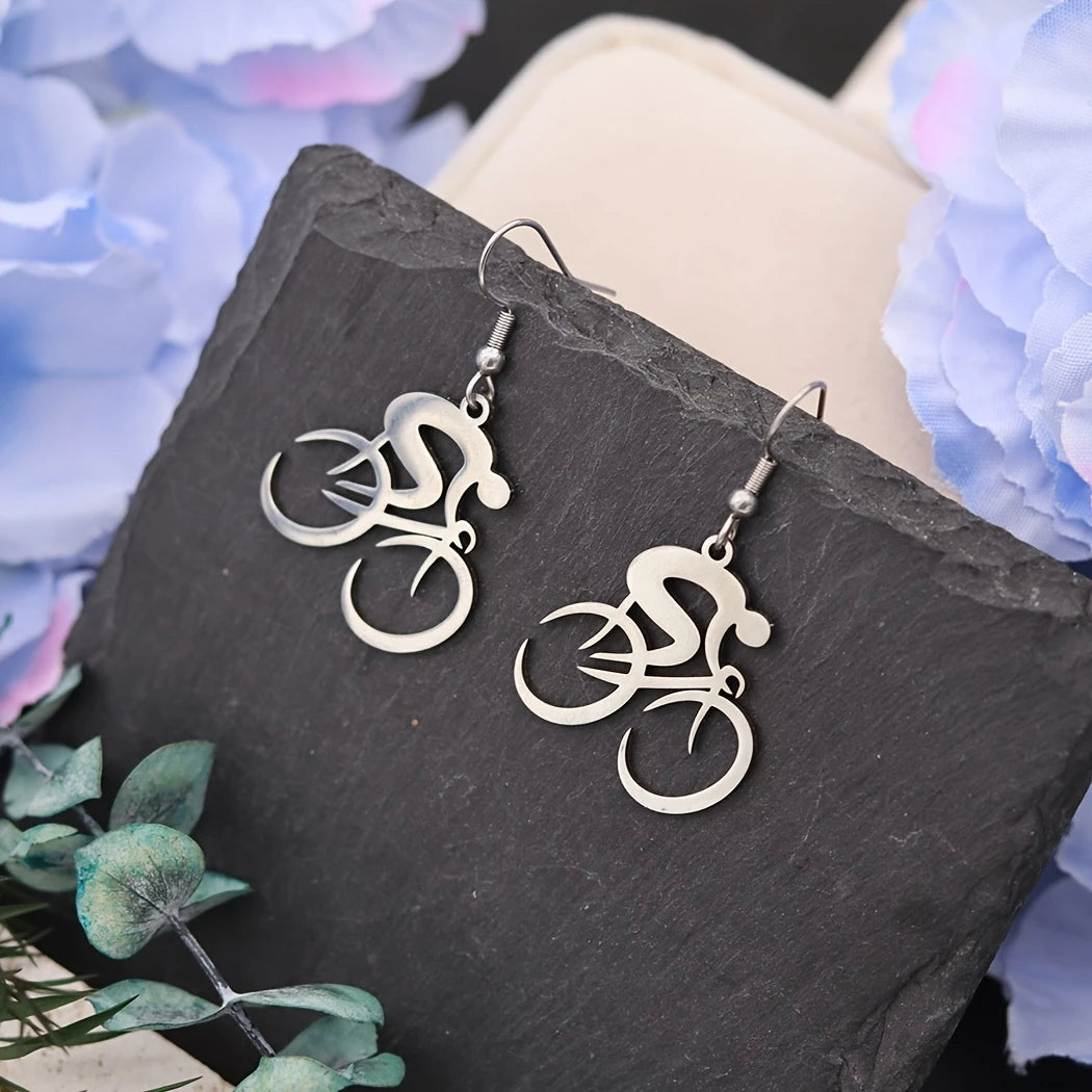 Bike Earrings