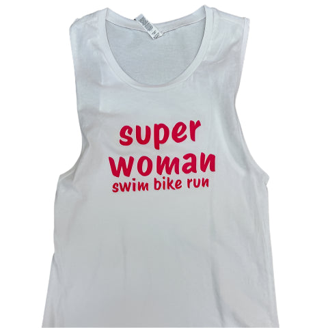 Super Woman - Swim Bike Run Tank