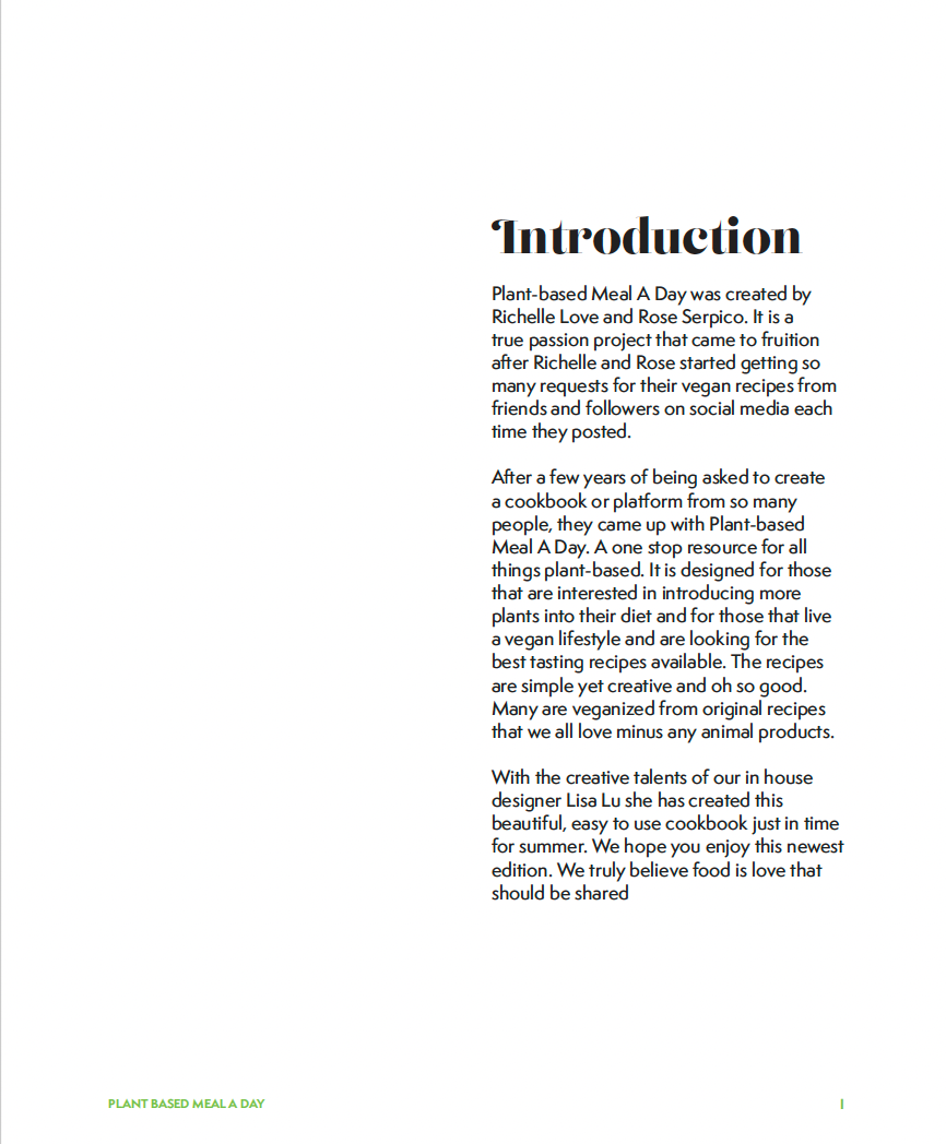 Vegan Summer Recipes E-Book