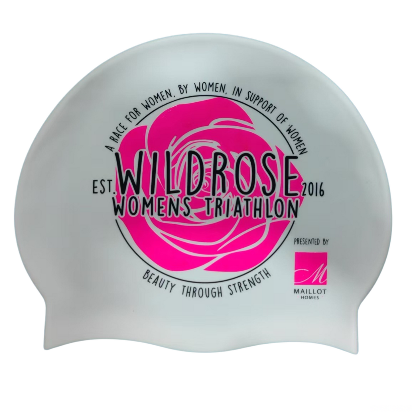 Wild Rose Women's Triathlon Swim Cap