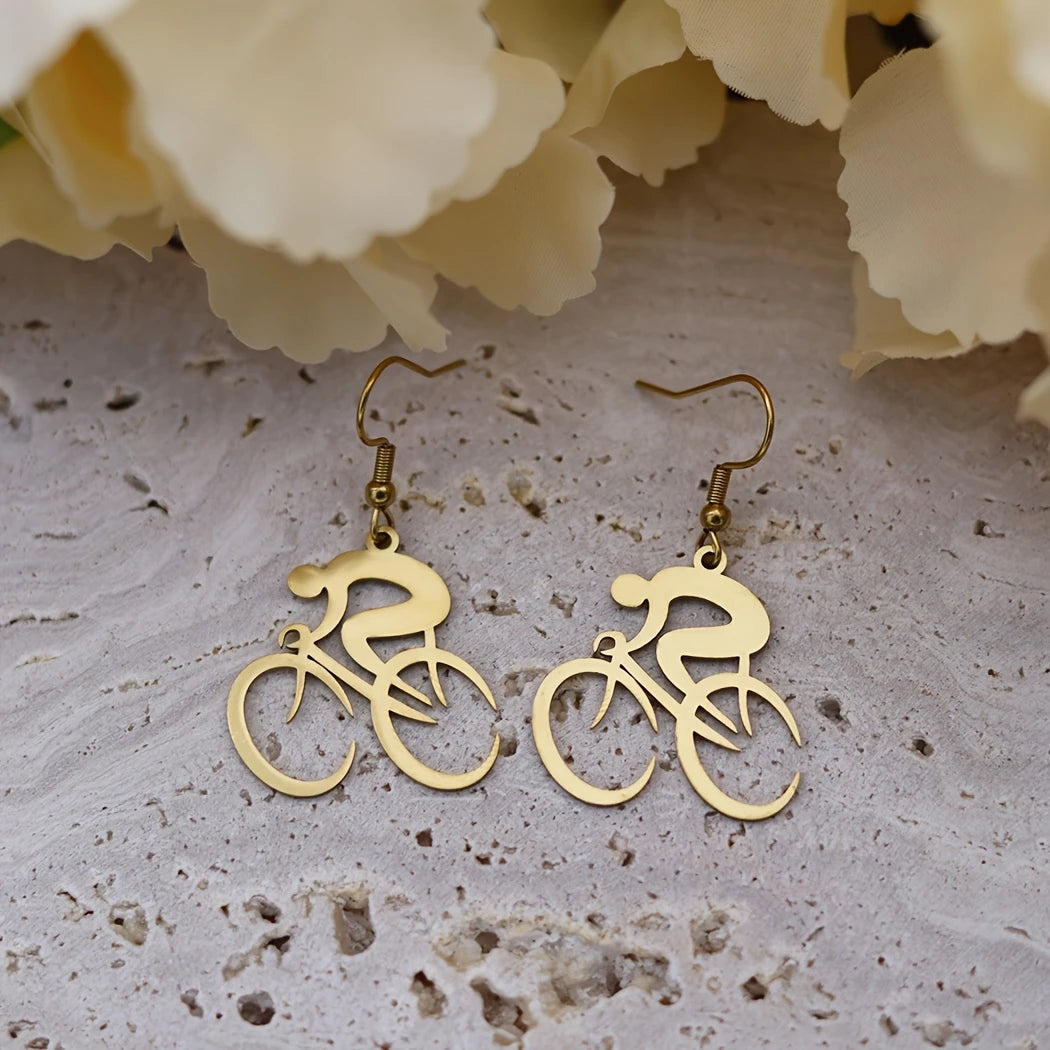 Bike Earrings