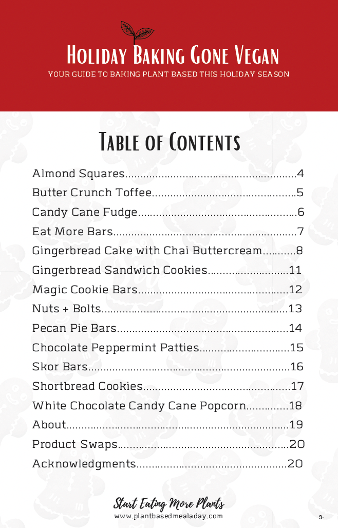 Holiday Baking Gone Vegan E-Book
