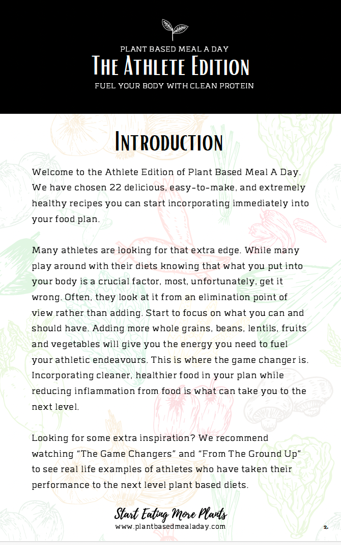 Vegan Athlete E-Book