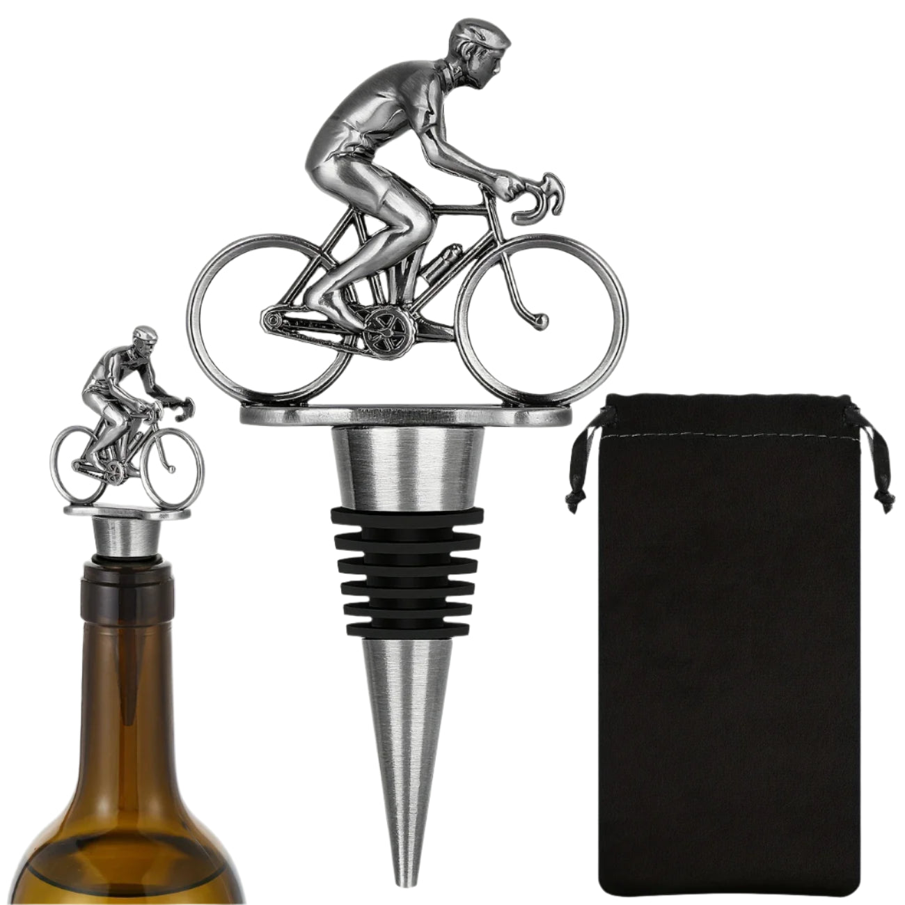 Bike Wine Stopper